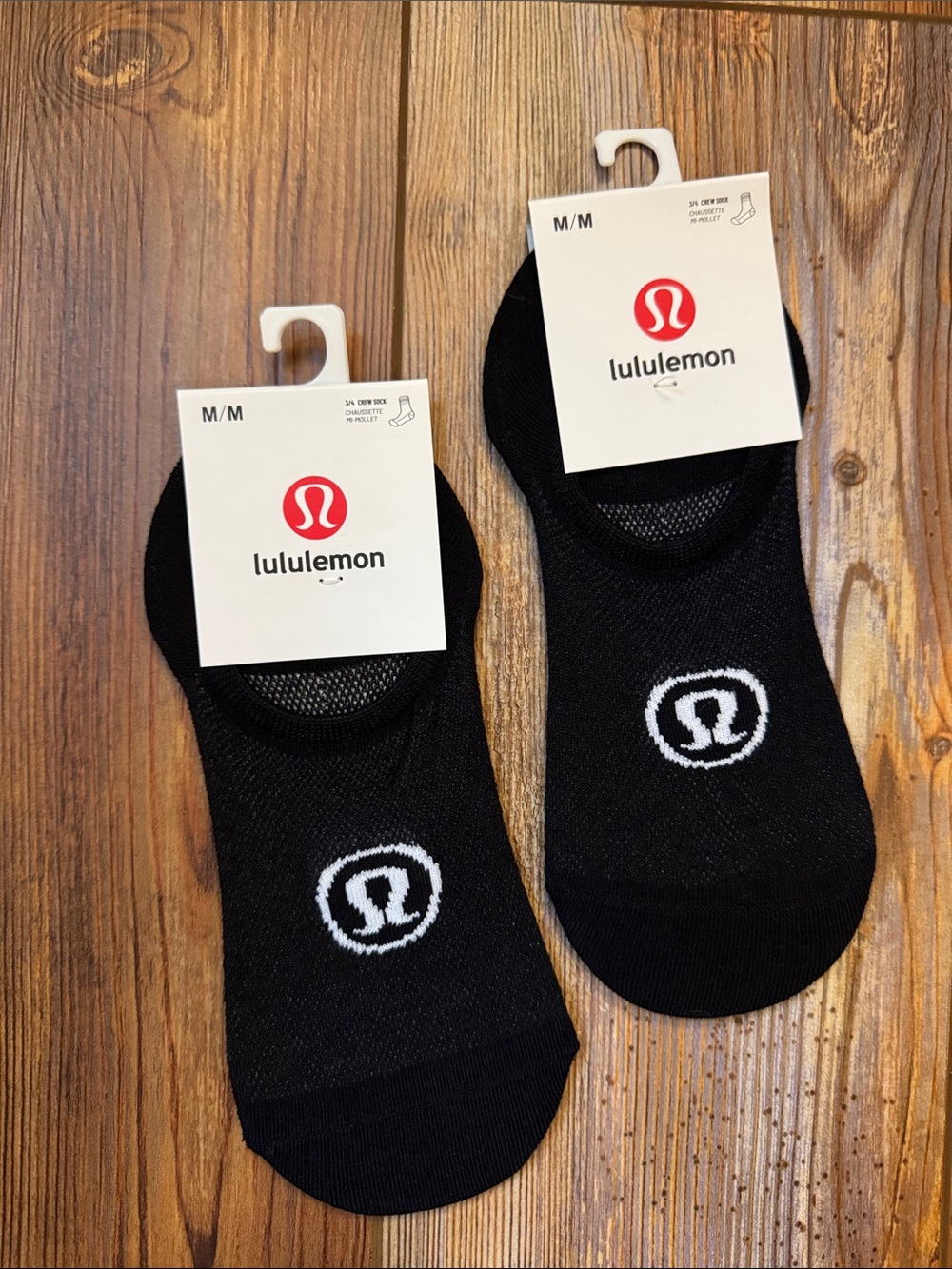 Lululemon No Show Liner Socks Black 2 Pairs NWT